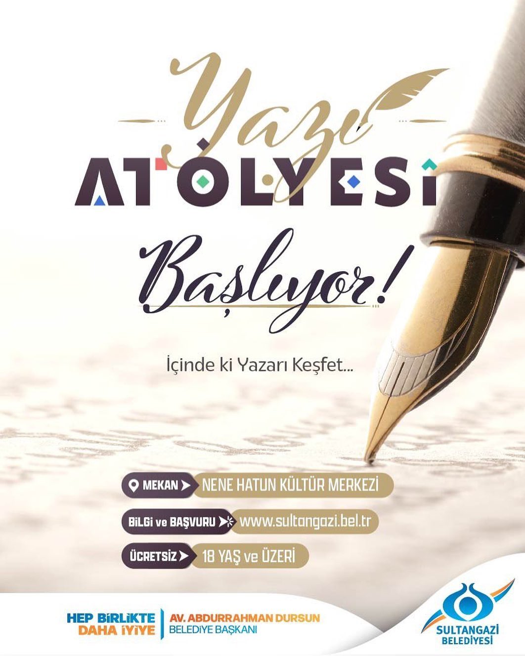 Sultangazi Belediyesi -  Yazı Atölyesi