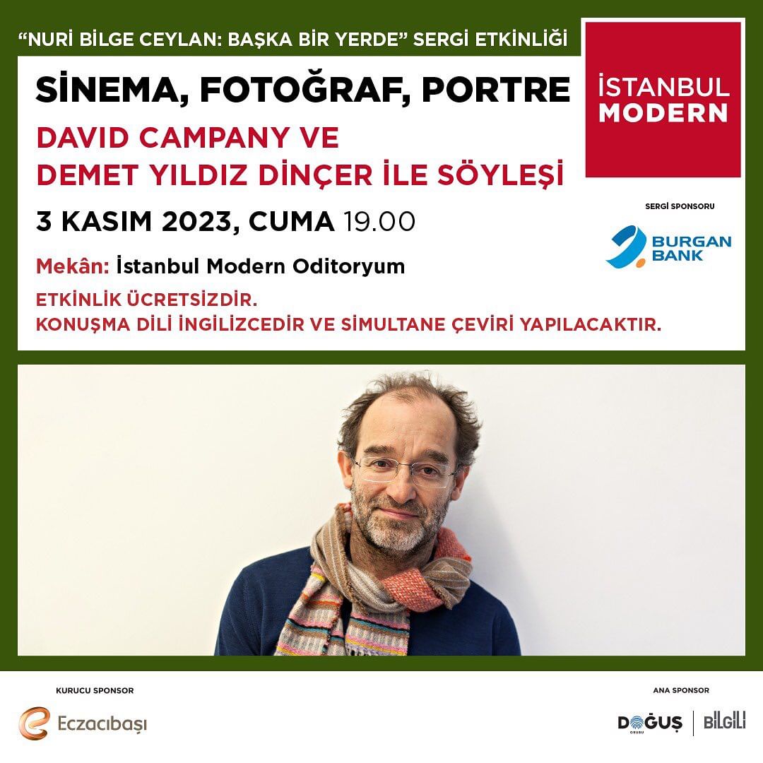 İstanbul Modern - David Campany ve Demet Yıldız Dinçer ile Söyleşi