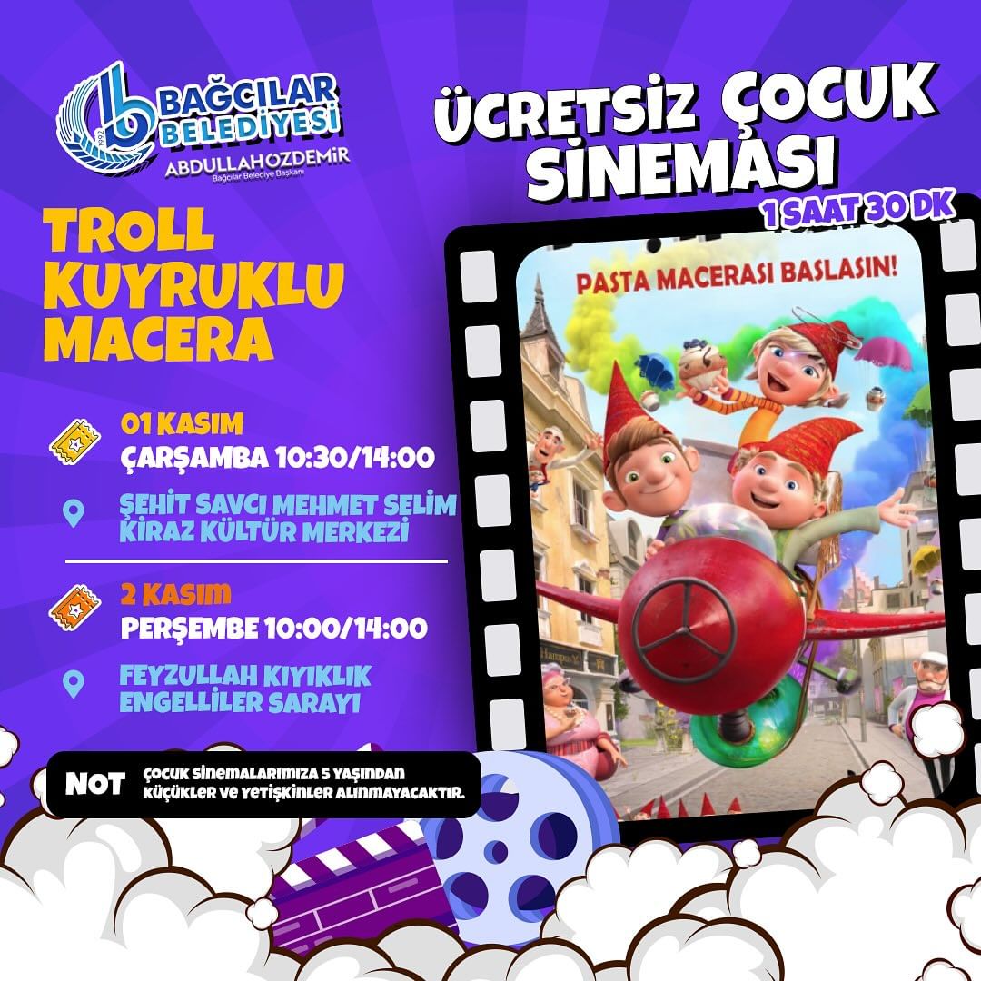 Bağcılar Belediyesi - Çocuk Sineması: Troll Kuyruklu Macera