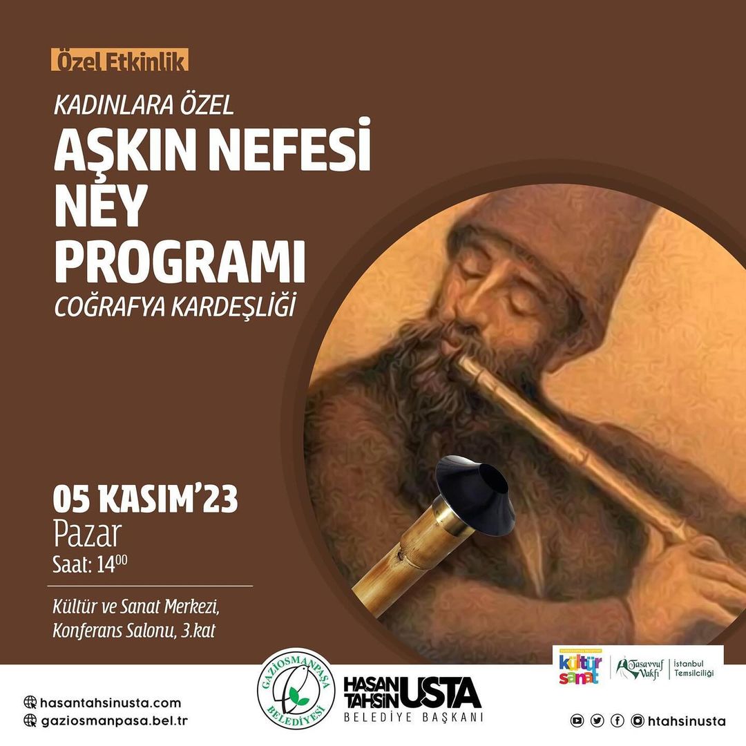 Gaziosmanpaşa Belediyesi - Aşkın Nefesi Ney Programı
