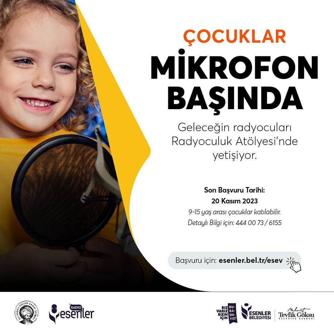 Esenler Belediyesi - Çocuklar Mikrofon Başında