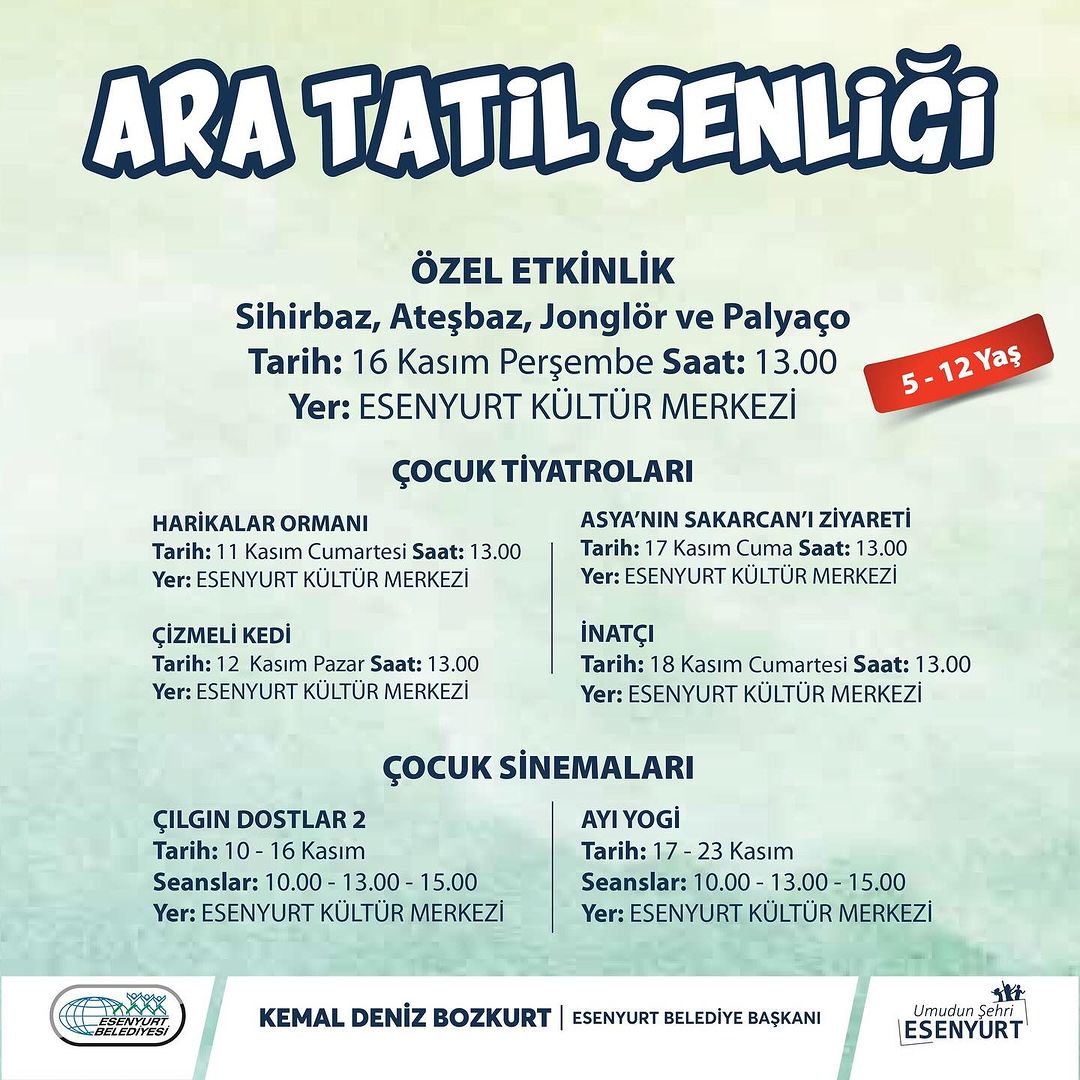 Esenyurt Belediyesi - Ara Tatil Şenliği