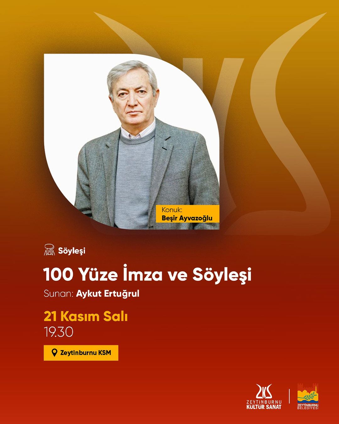 Zeytinburnu Belediyesi - 100 Yüze İmza ve Söyleşi