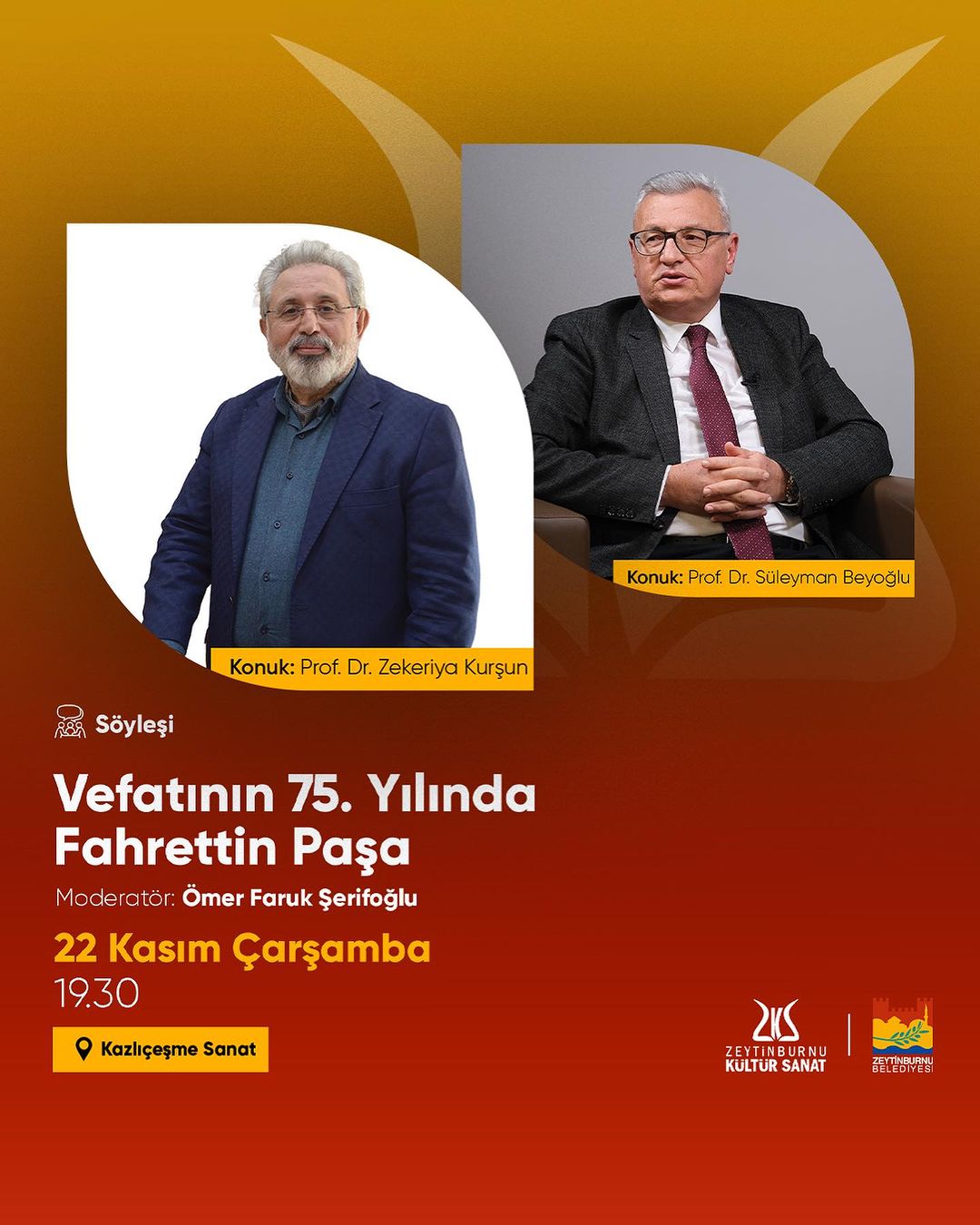Zeytinburnu Belediyesi - Vefatının 75. Yılında Fahrettin Paşa