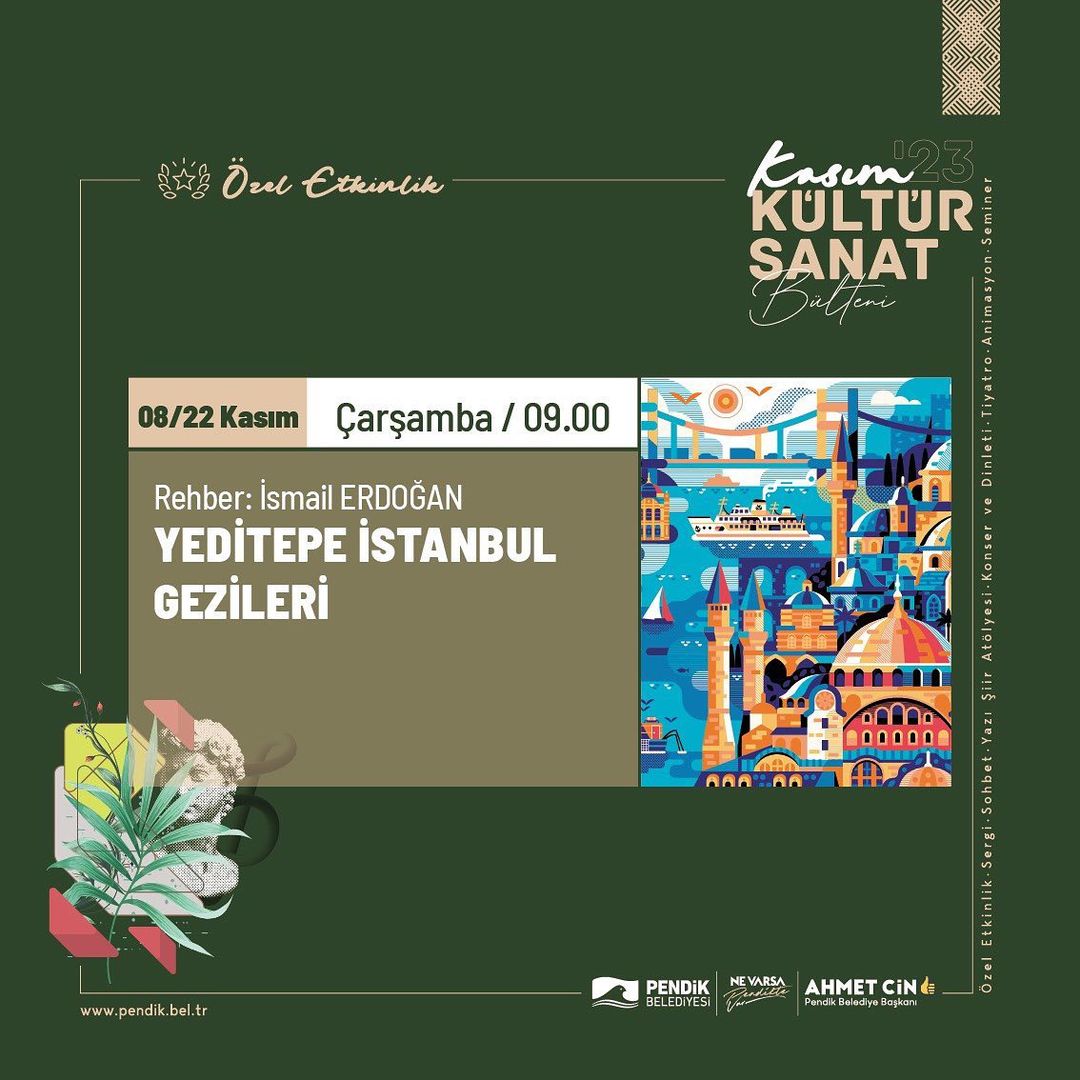 Pendik Belediyesi - Rehber: İsmail Erdoğan Eşliğinde Yeditepe İstanbul Gezileri
