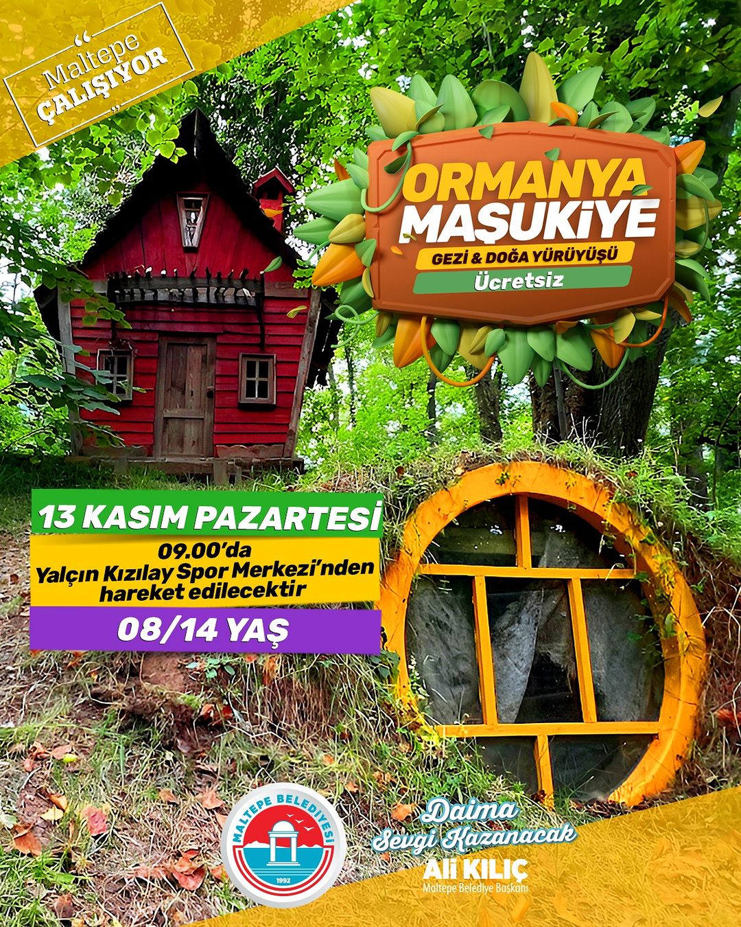 Maltepe Belediyesi - Orman Maşukiye adlı Gezi &  Doğa Yürüyüşü