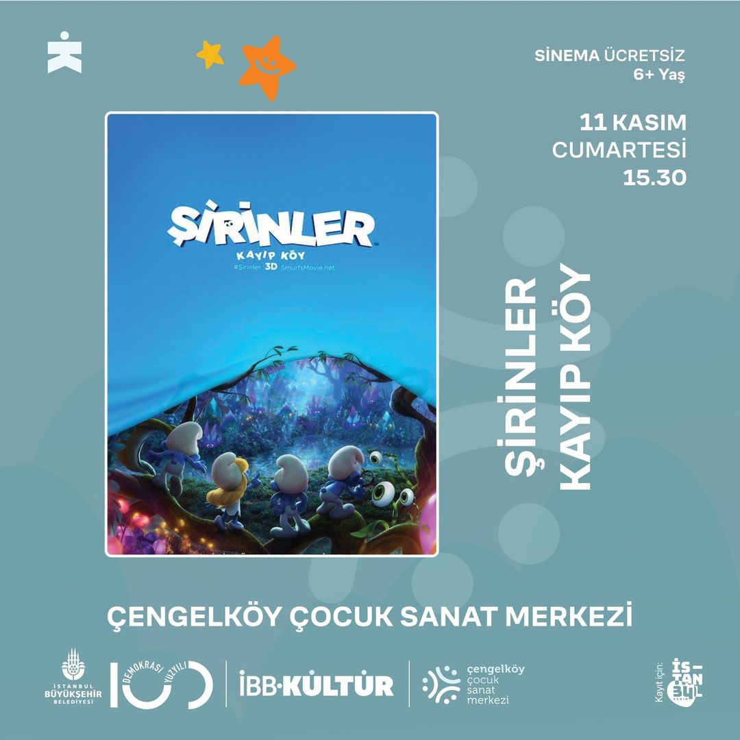 İBB Kültür - Şirinler Kayıp Köy Film Gösterimi