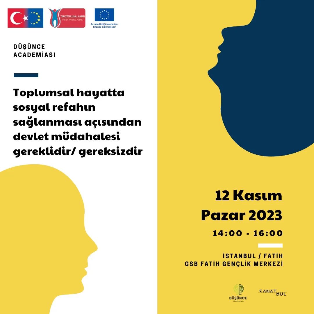 SANATBUL - Toplumsal Hayatta Sosyal Refahın Sağlanması Açısından Devletin Müdahalesi Gerekli Midir/ Gereksiz midir