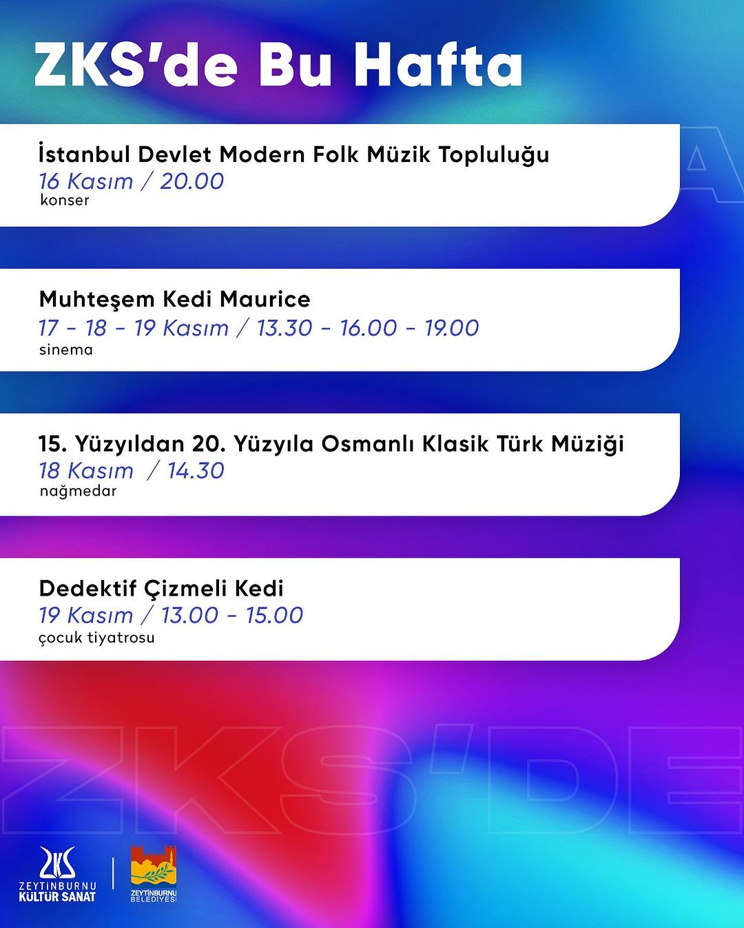 Zeytinburnu Belediyesi - İstanbul Devlet Modern Folk Müzik Topluluğu