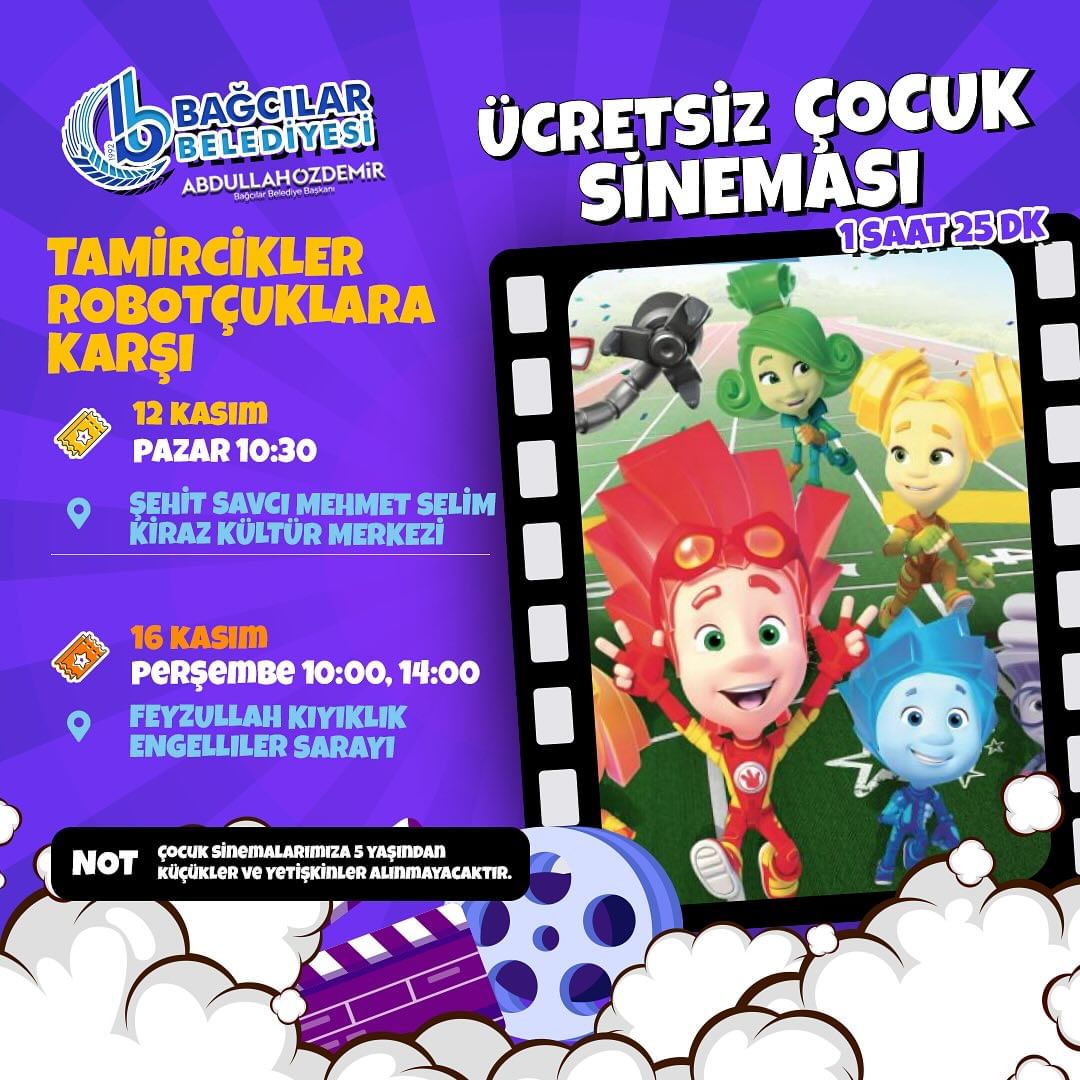 Bağcılar Belediyesi - 'Tamircikler Robotcuklara Karşı' Çocuk Sineması