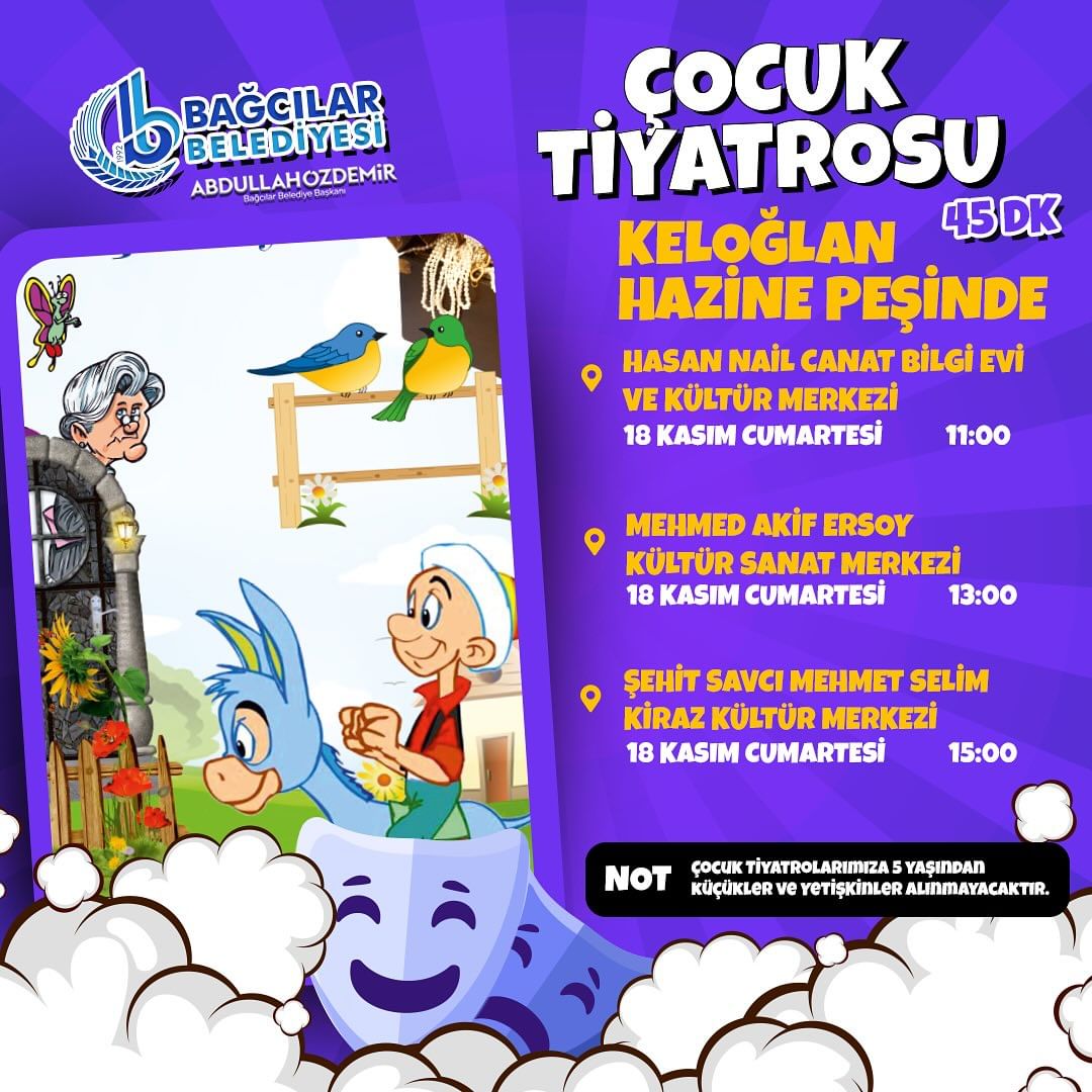 Bağcılar Belediyesi - 'Keloğlan Hazine Peşinde' Çocuk Tiyatrosu