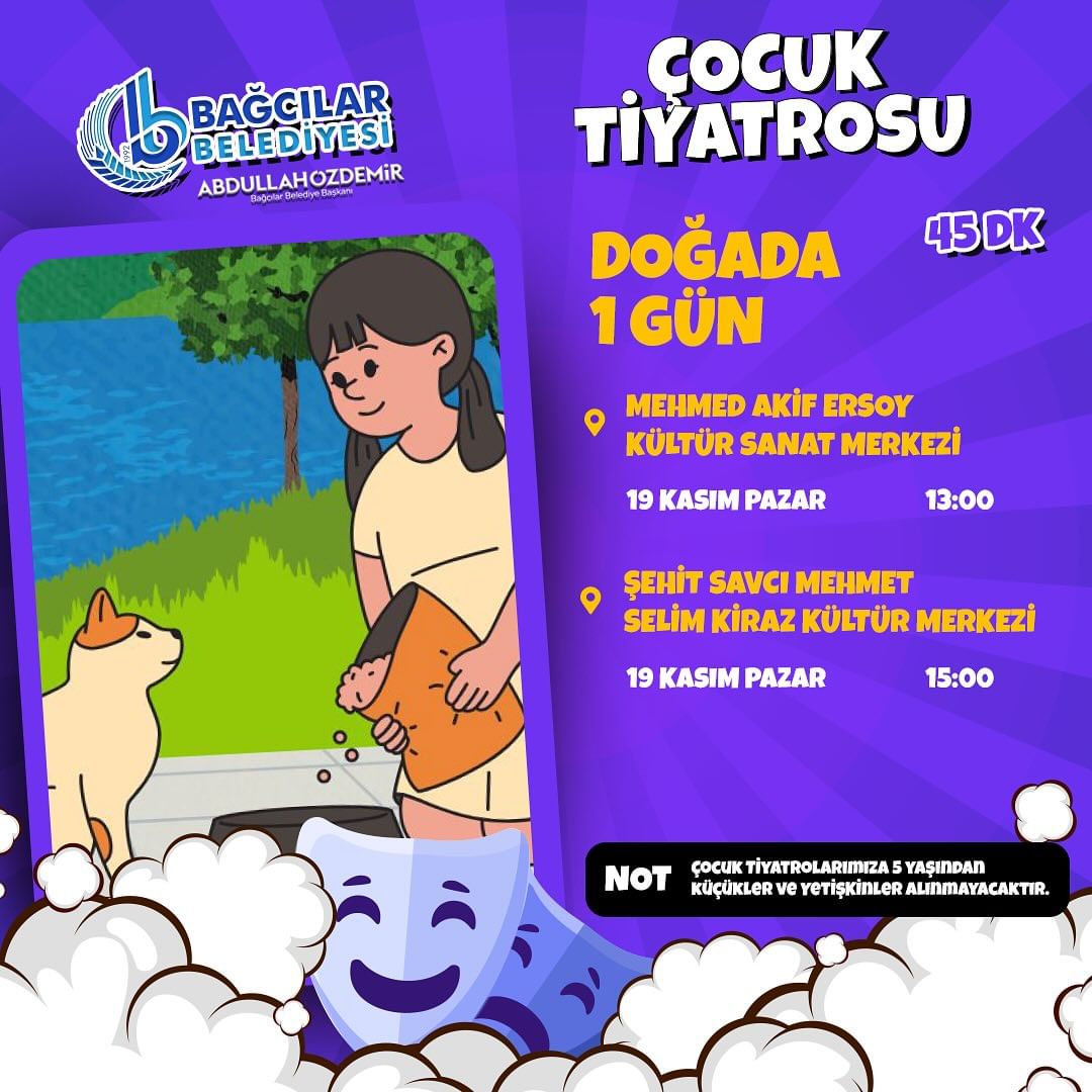 Bağcılar Belediyesi - 'Doğada 1 Gün' Çocuk Tiyatrosu