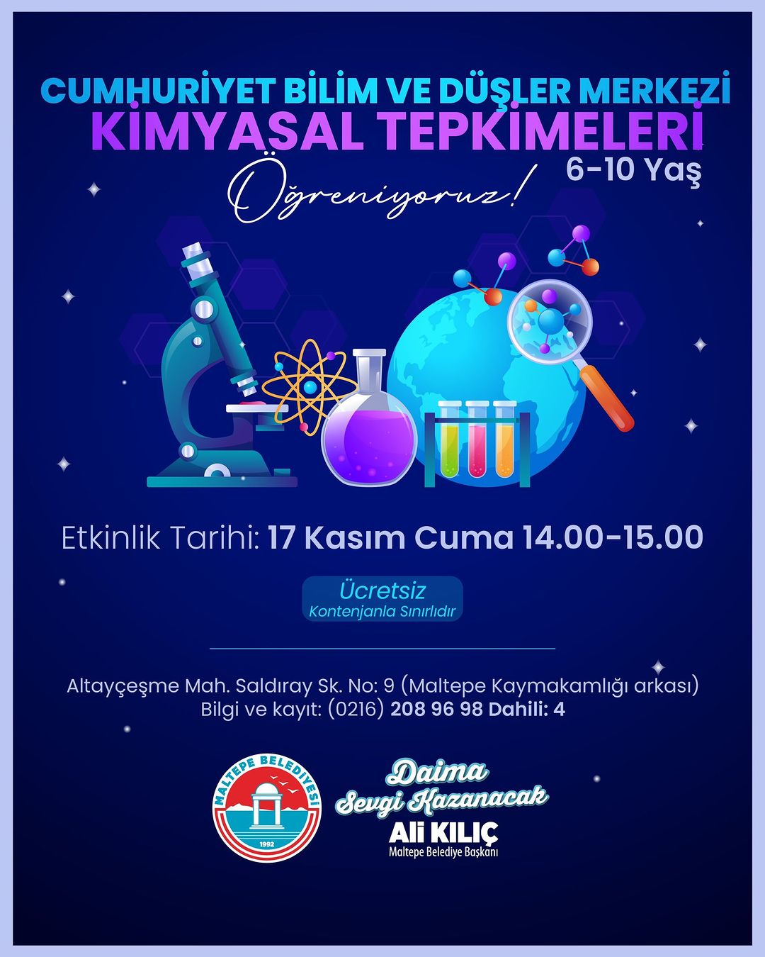 Maltepe Belediyesi -  Kimyasal Tepkimeleri Öğreniyoruz