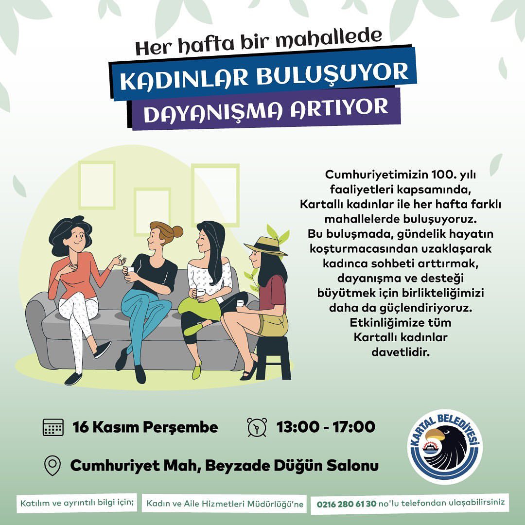 Kartal Belediyesi - KADINLAR BULUŞMASI