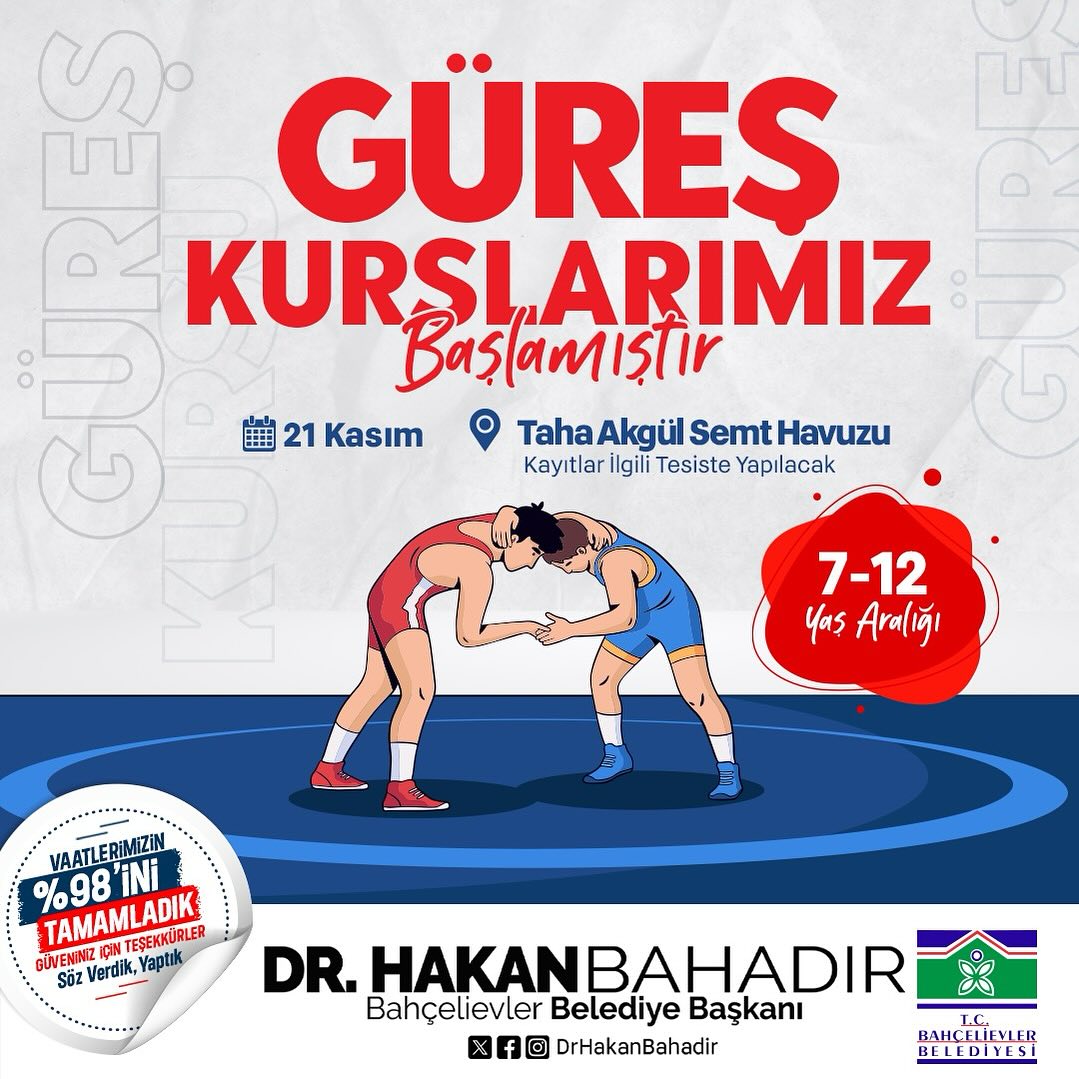 7-12 Yaş Aralığı Güreş Kursları