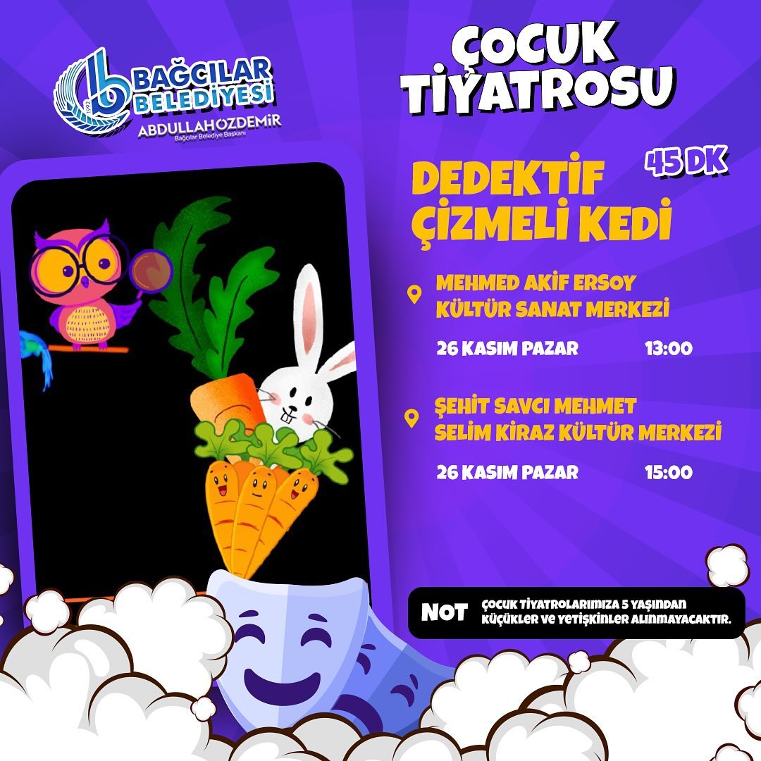 Çocuk Tiyatrosu - Dedektif Çizmeli Kedi