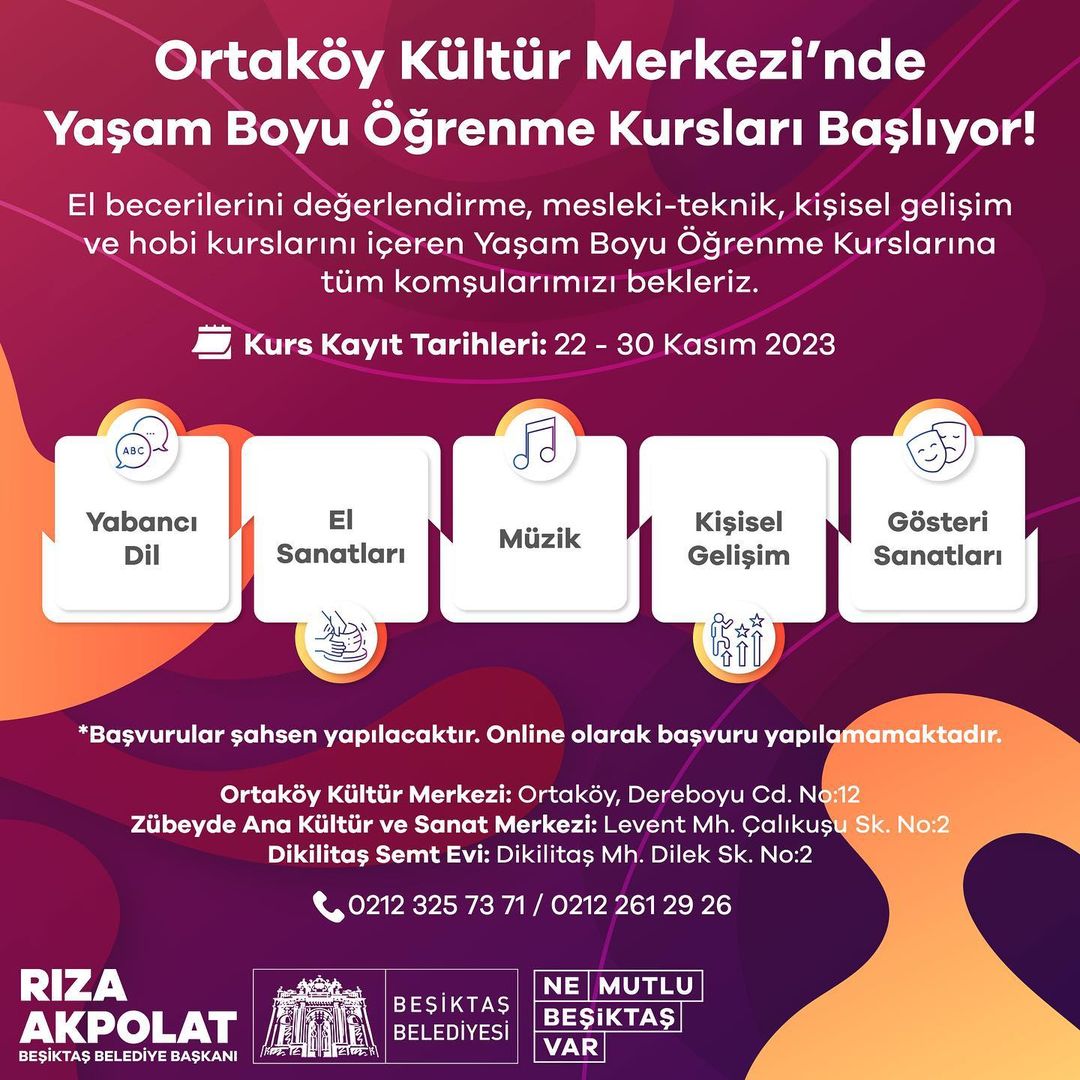 Yaşam Boyu Öğrenme Kursları