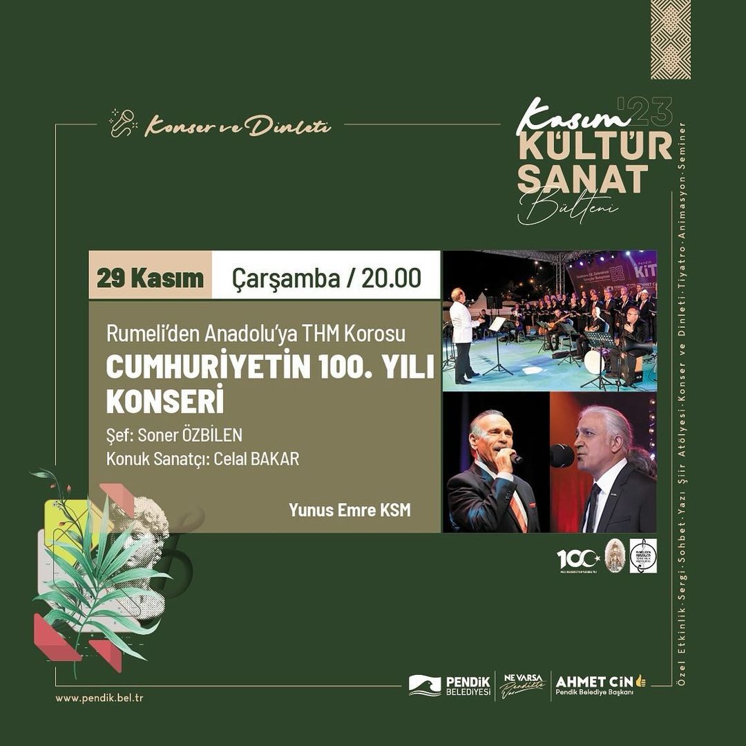 Pendik Belediyesi - Cumhuriyetin 100.Yılı Konseri