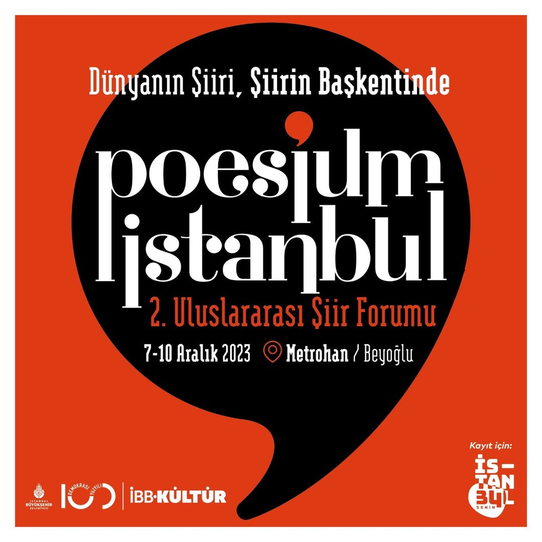 İBB - Poesium İstanbul 2. Uluslararası Şiir Forumu