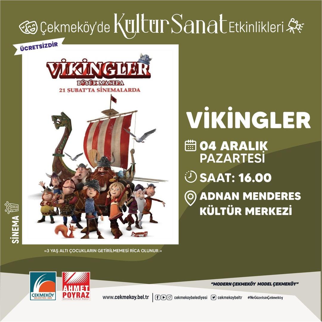 Çocuk Sineması “ Vikingler “
