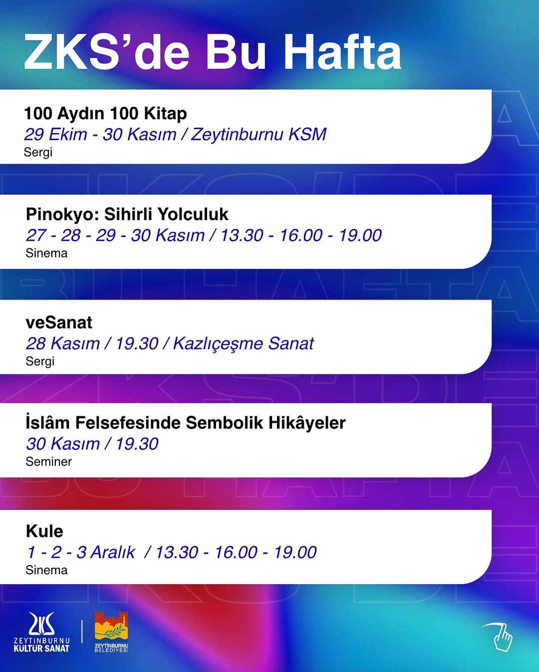 Zeytinburnu Belediyesi - 100 Aydın 100 Kitap