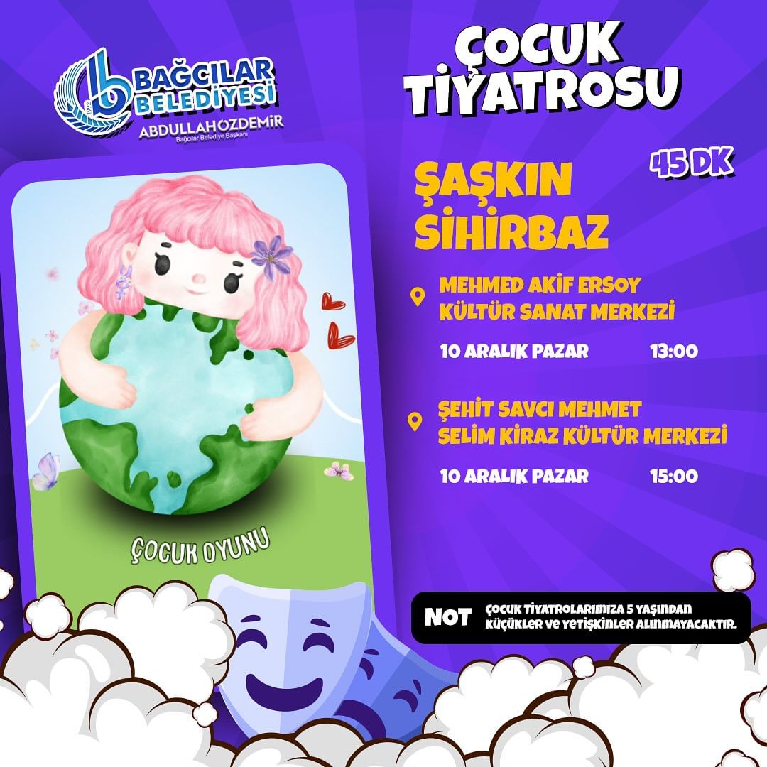 Çocuk Tiyatrosu - Şaşkın Sihirbaz