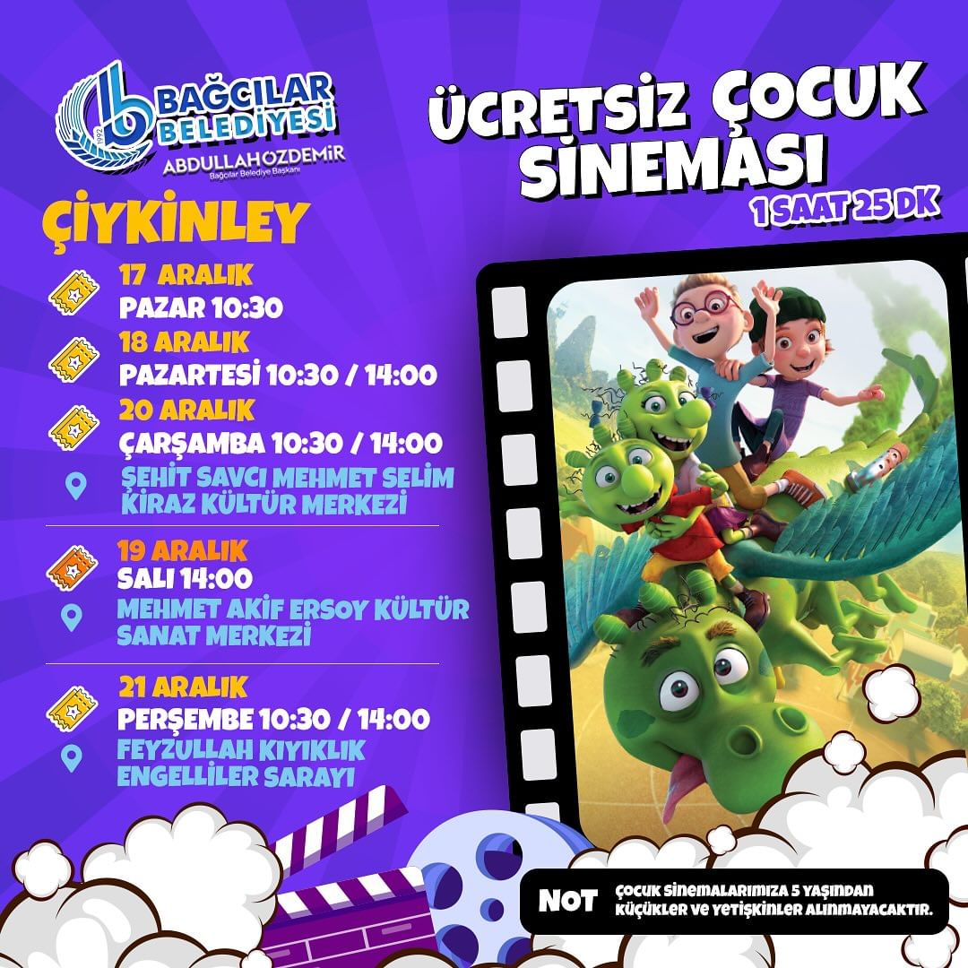 Bağcılar Belediyesi - Çocuk Sineması "Çiykinley"