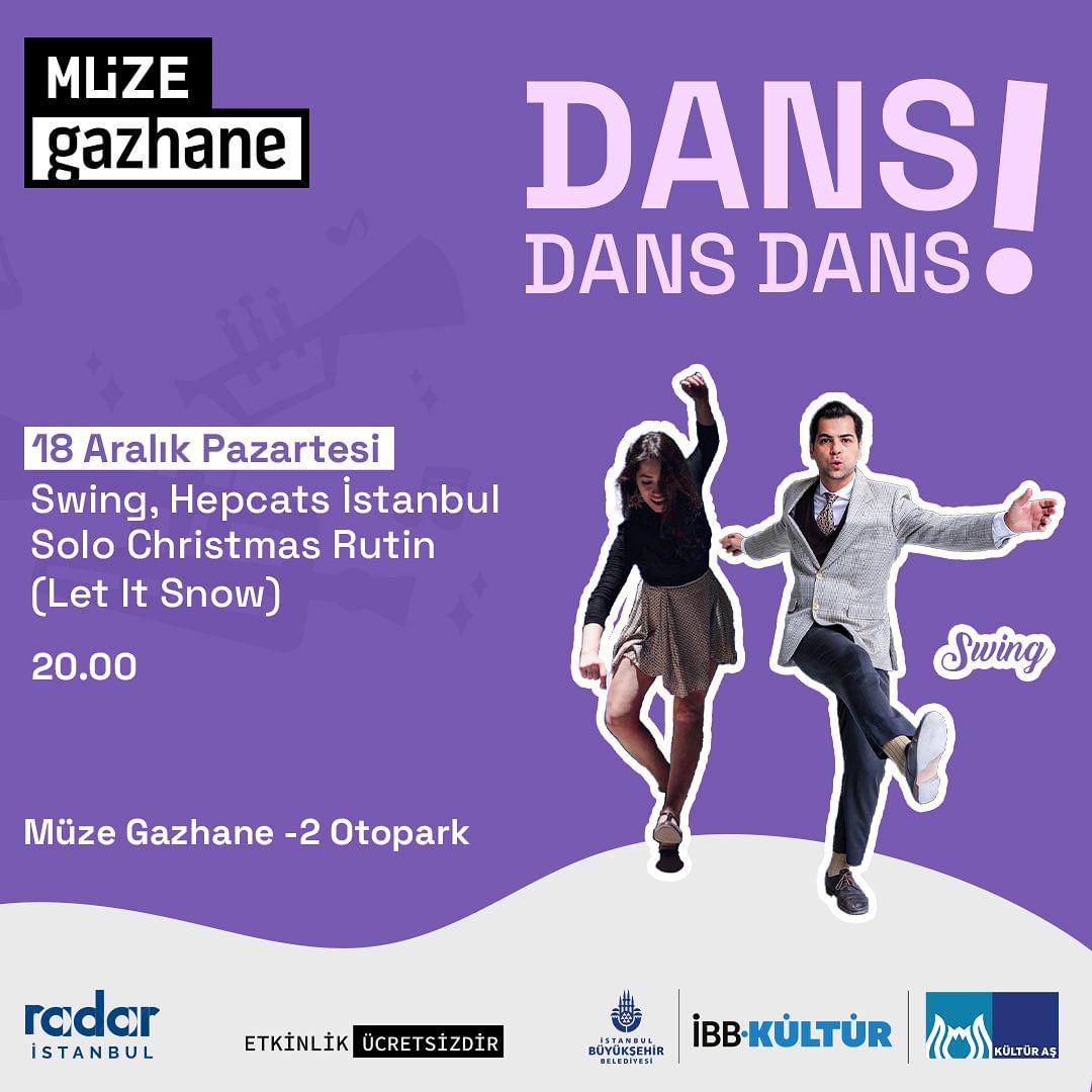İBB - Dans Dans Dans’da  Swing, Hepcats İstanbul Solo Christmas Rutin