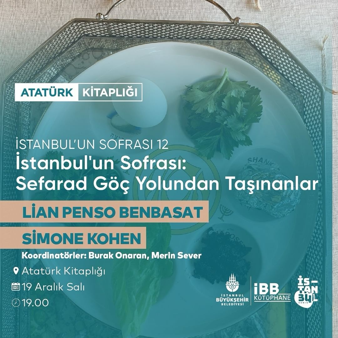 İBB - Lian Penso Benbasat ve Simone Kohen ile Sefarad Mutfağı