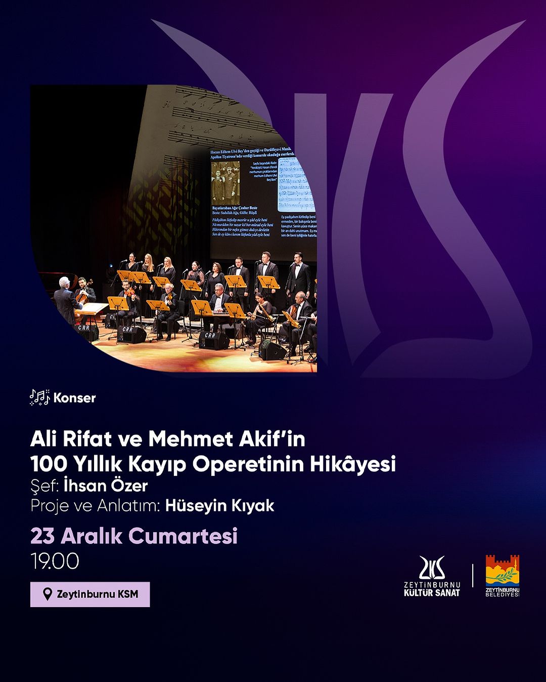 Zeytinburnu Belediyesi - Ali Rifat ve Mehmet Akif’in 100 Yıllık Kayıp Opereti