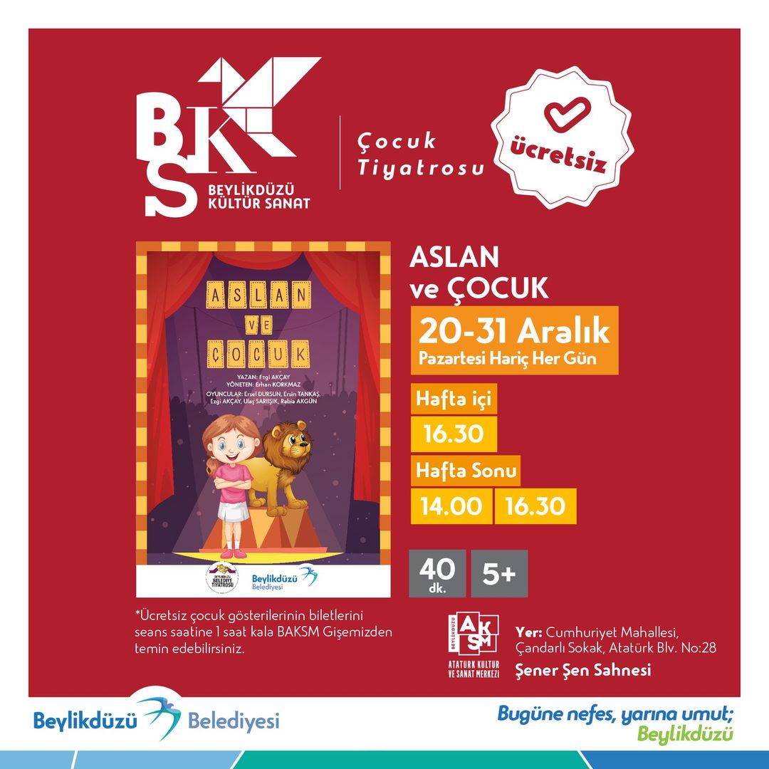 Beylikdüzü Belediyesi - Aslan ve Çocuk