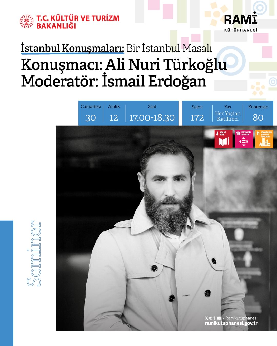 RAMI KÜTÜPHANESİ İstanbul Konuşmaları