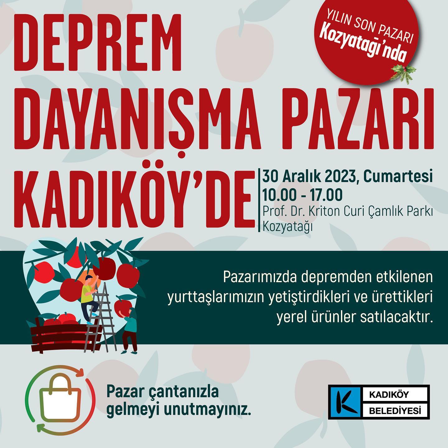 Kadıköy Belediyesi - Deprem Dayanışma Pazarı 