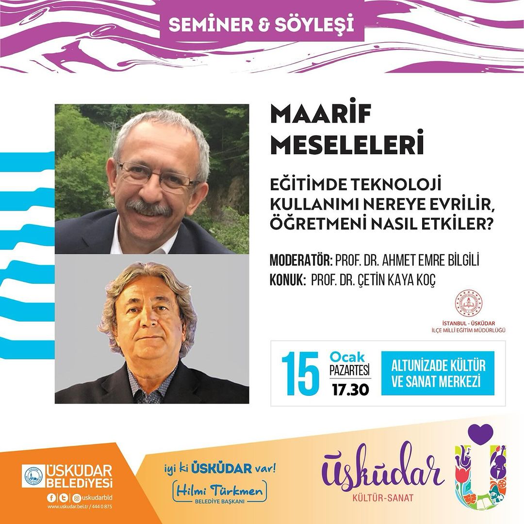 Üsküdar Belediyesi - Maarif Meseleleri, Seminer & Söyleşi