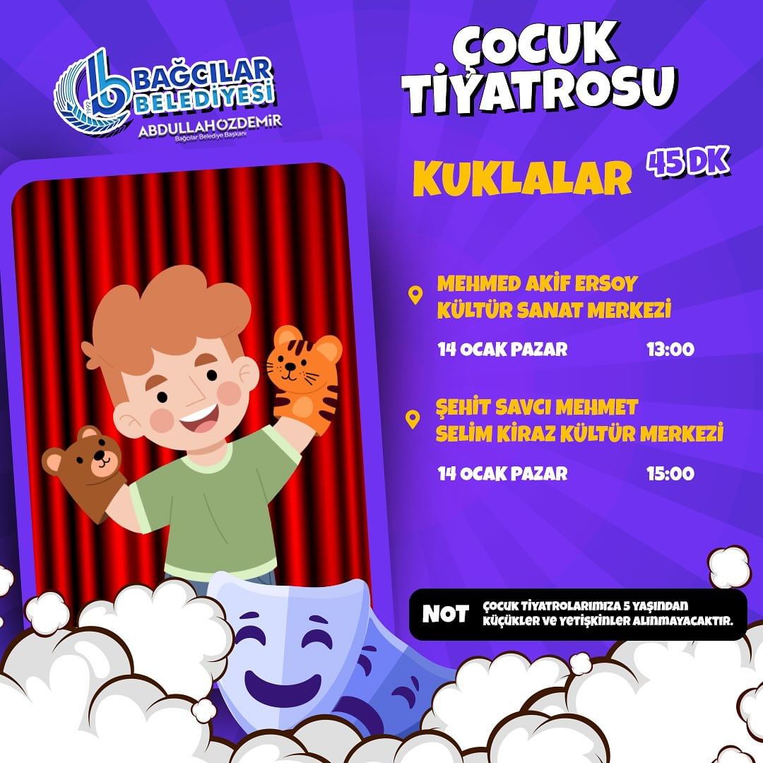 Bağcılar Belediyesi - Çocuk Tiyatrosu "Kuklalar"