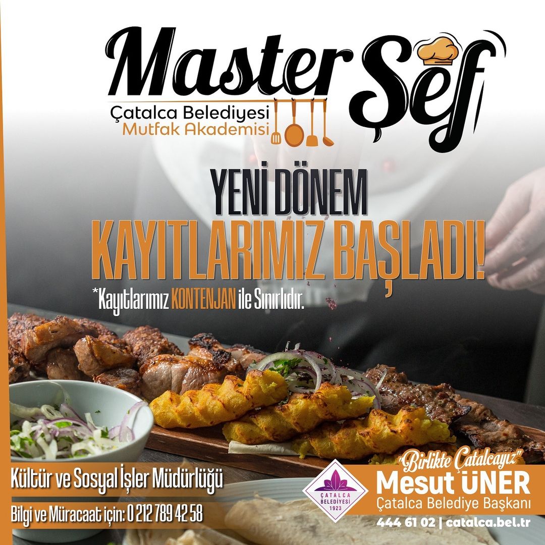 Çatalca Belediyesi - Mutfak Akademisi Yeni Dönem Kayıtları