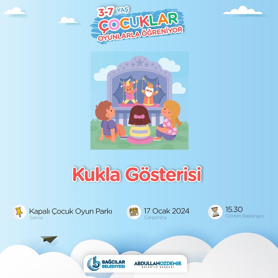 Bağcılar Belediyesi - Kukla Gösterisi "Çocuklar Oyunla Öğreniyor 🎭"