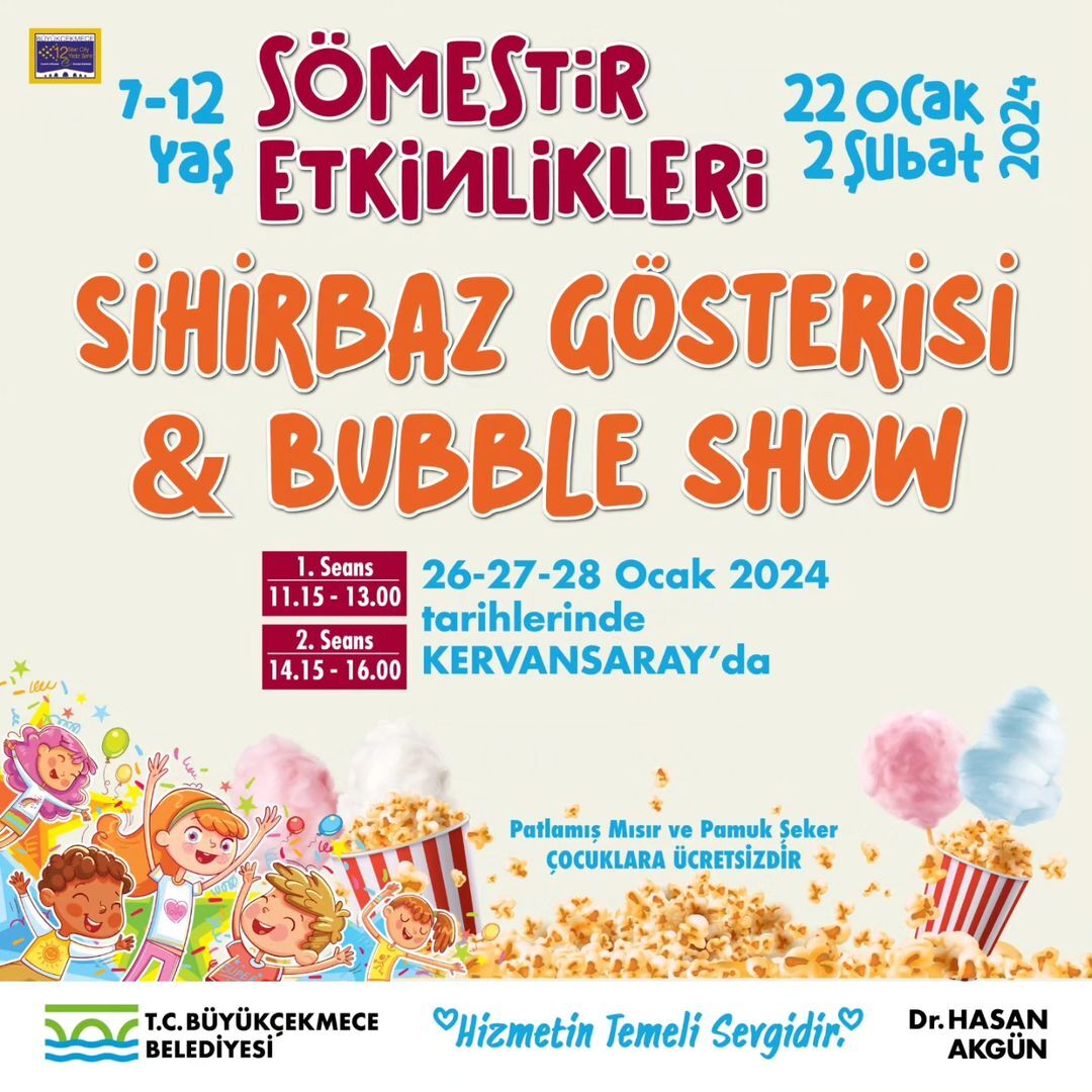 Büyükçekmece Belediyesi - Sihirbaz Gösterisi ve Buble Show
