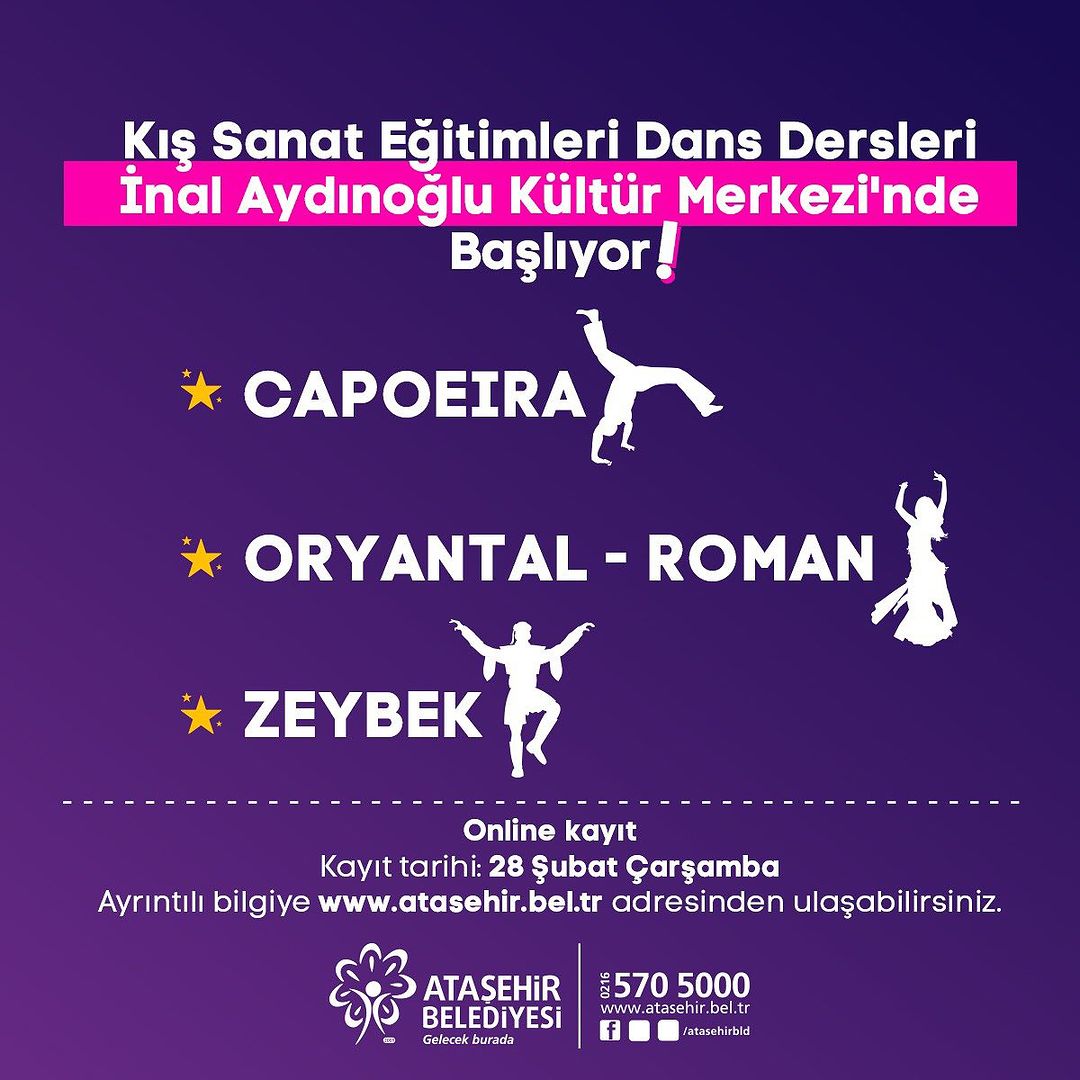Ataşehir Belediyesi - Kış Sanat Eğitimleri "Dans Dersleri"