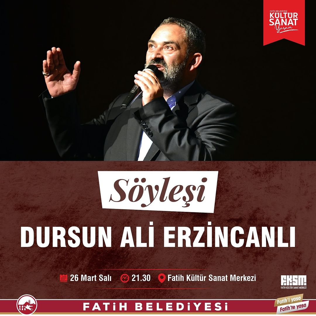 Fatih Belediyesi - ''Dursun Ali Erzincanlı'' Söyleşi