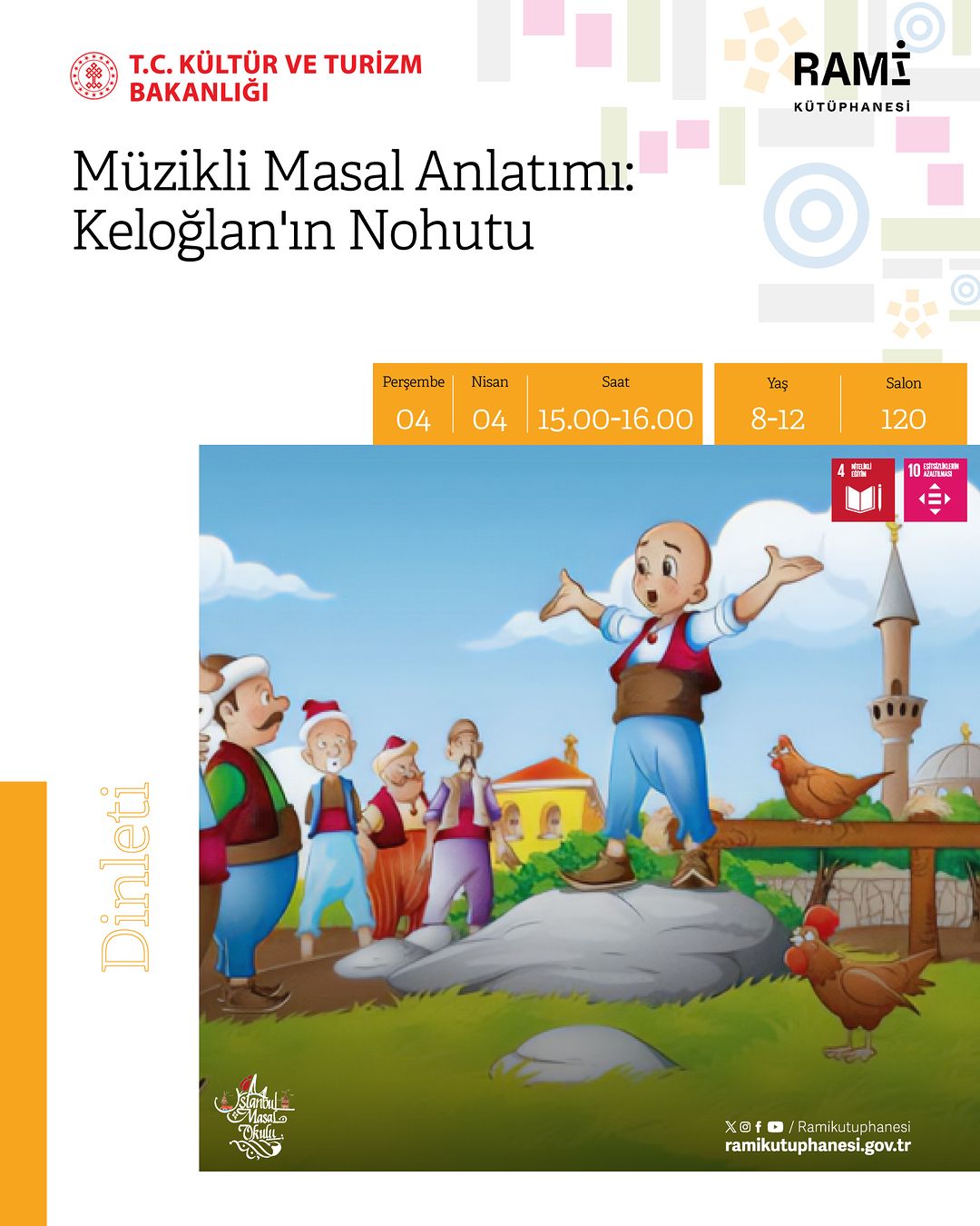 Rami Kütüphanesi - Müzikli Masal Anlatımı: Keloğlan'ın Nohutu Dinletisi