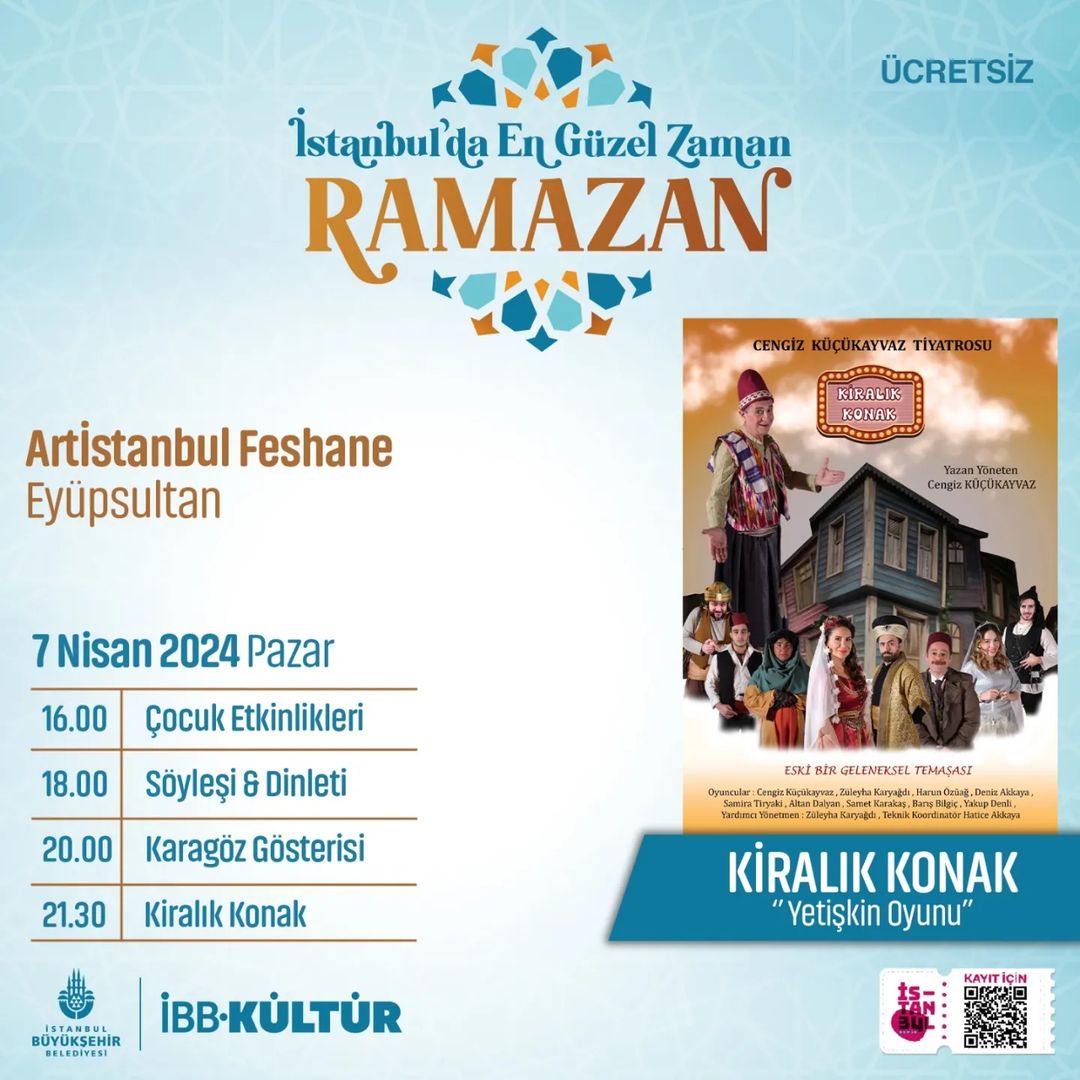 Artİstanbul Feshane  - Ramazana Özel Etkinlikleri "Kiralık Konak"