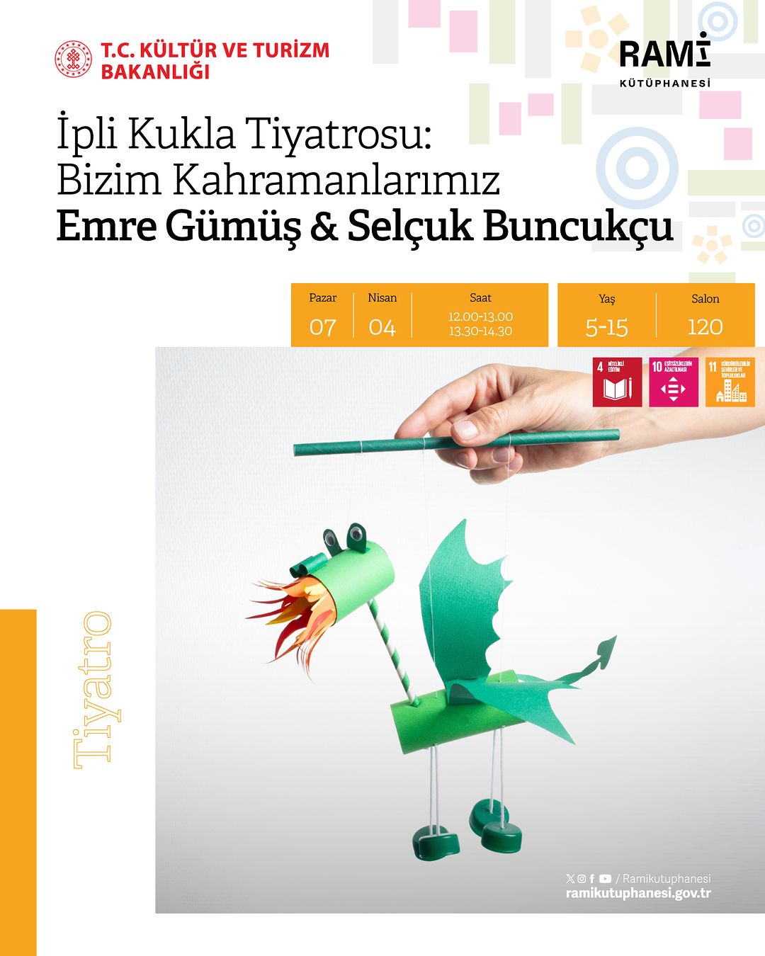 Rami Kütüphanesi - İpli Kukla Tiyatrosu: Bizim Kahramanlarımız: Emre Gümüş & Selçuk Buncukçu
