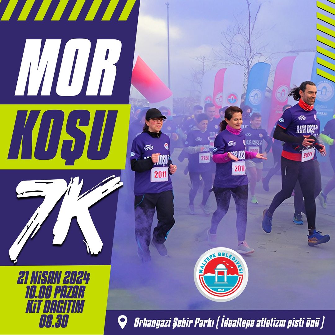 Maltepe Belediyesi - "Mor Koşu 7K" Epilepsi Farkındalık Koşusu