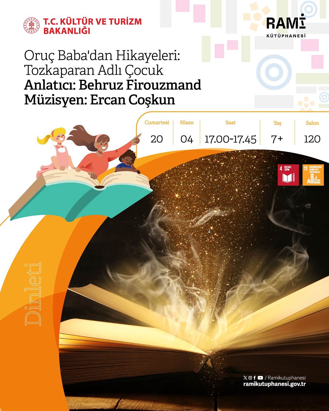 Rami Kütüphanesi - Oruç Baba'dan Hikayeler Dinletisi: Tozkoparan Adlı Çocuk 