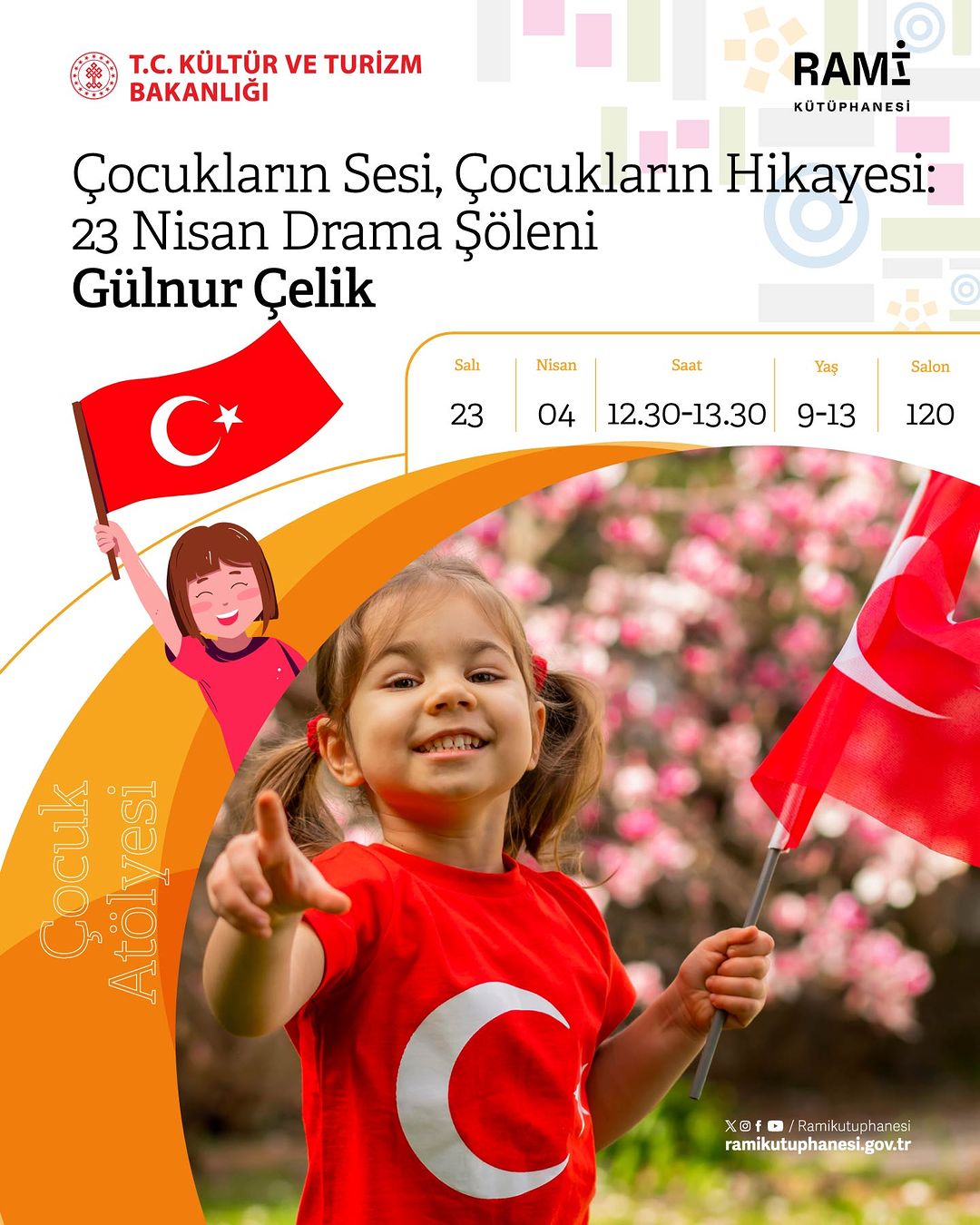 Rami Kütüphanesi - Çocukların Sesi, Çocukların Hikayesi: 23 Nisan Drama Şöleni Çocuk Atölyesi