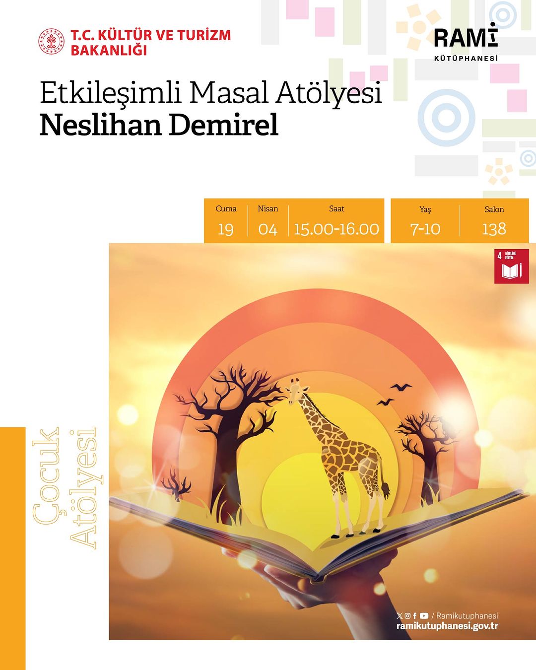 Rami Kütüphanesi - Etkileşimli Masal Çocuk Atölyesi