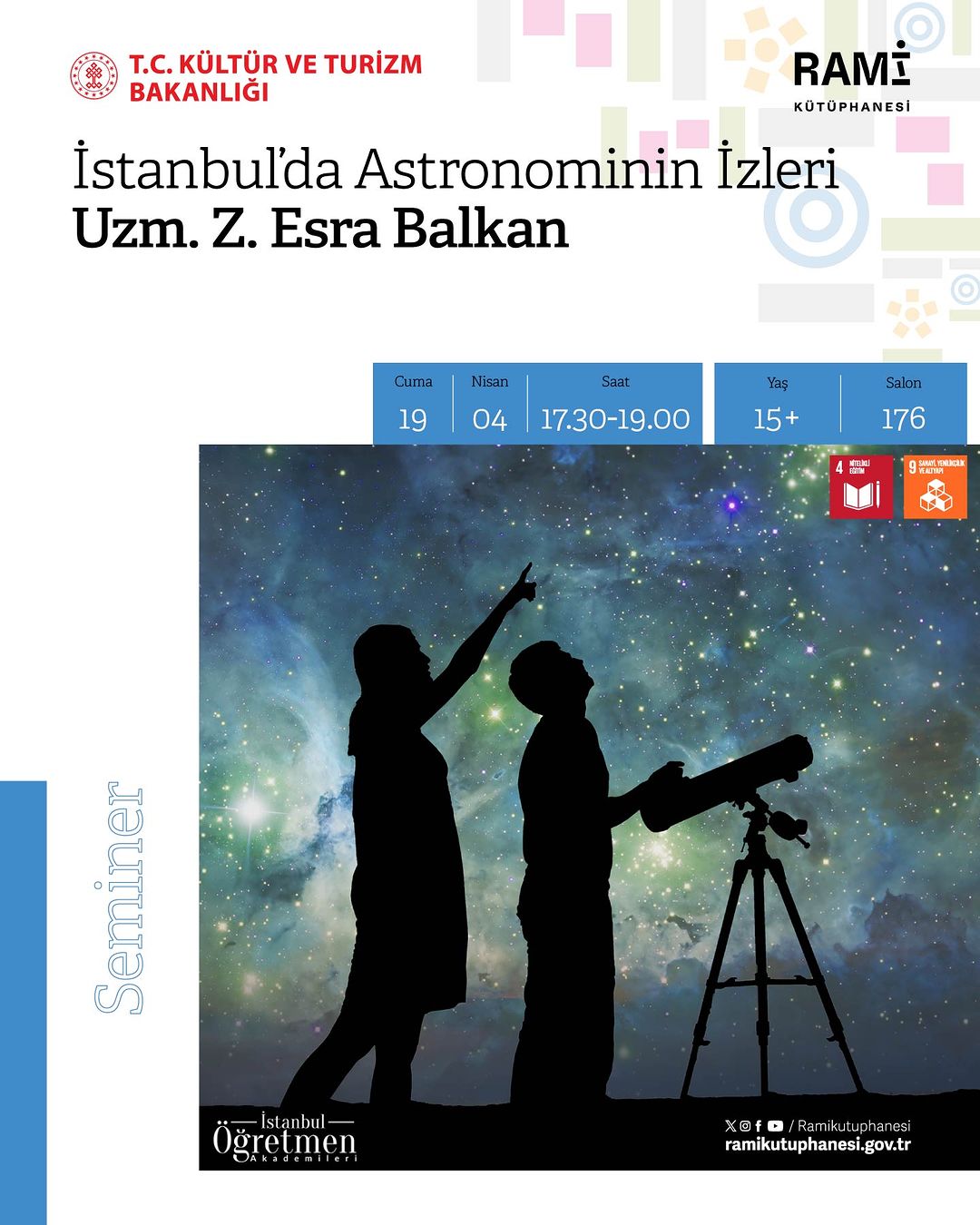 Rami Kütüphanesi - İstanbul'da Astronominin İzleri Semineri