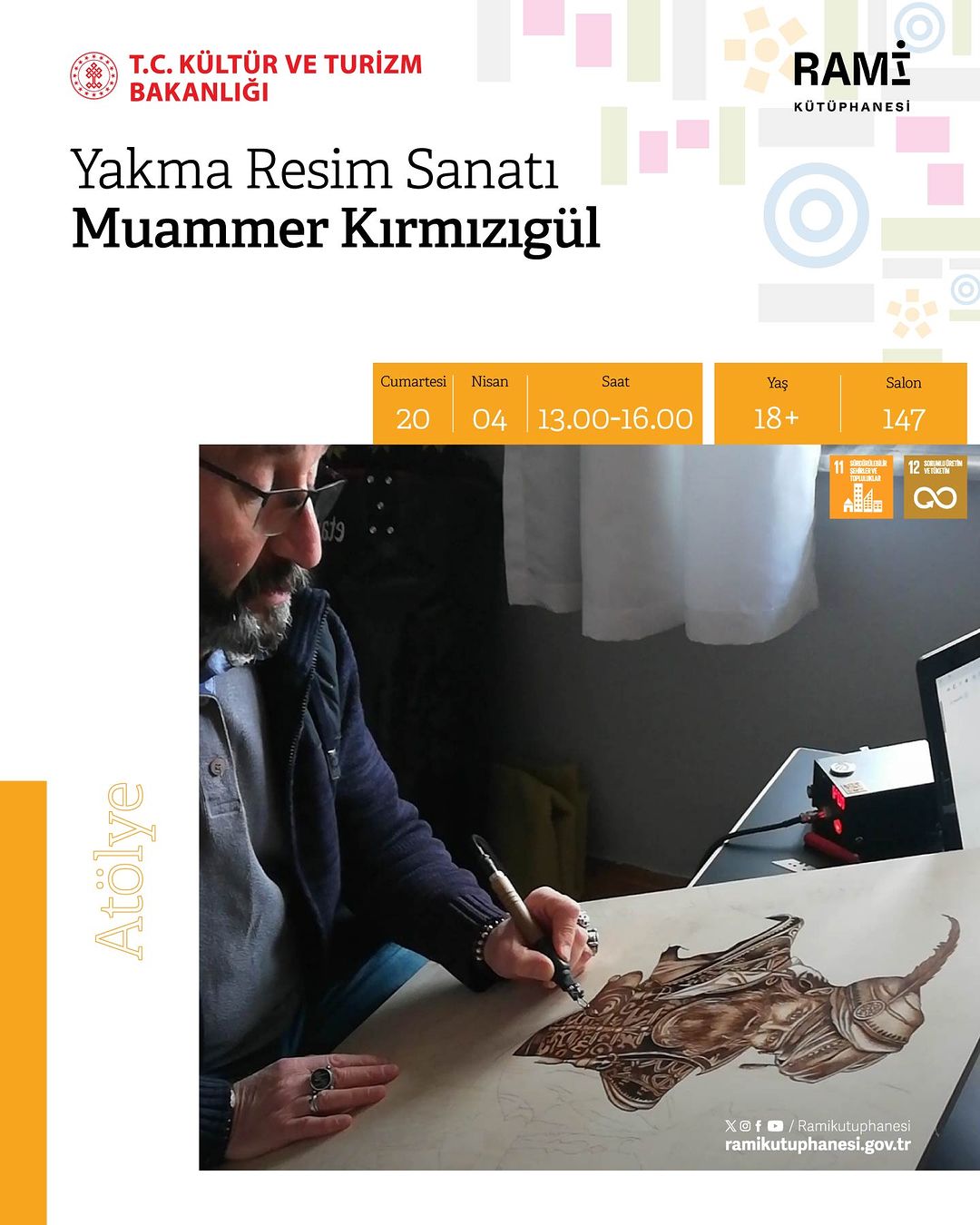 Rami Kütüphanesi - Yakma Resim Sanatı Atölyesi