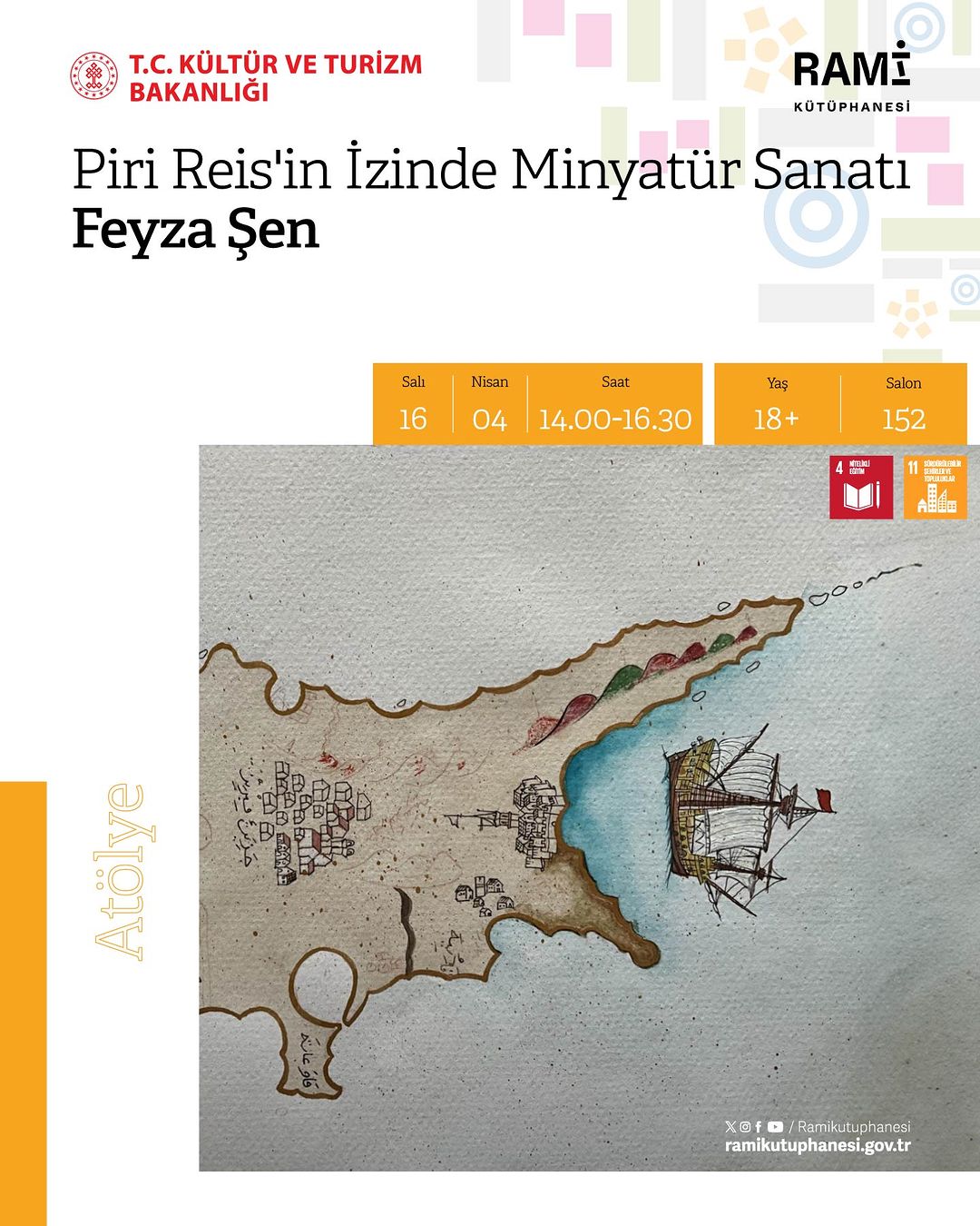 Rami Kütüphanesi - Piri Reis'in İzinde Minyatür Sanatı Atölyesi